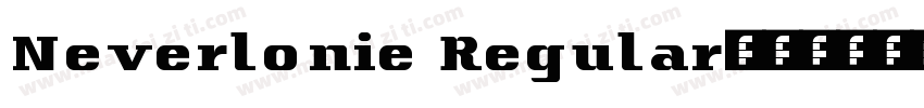 Neverlonie Regular字体转换